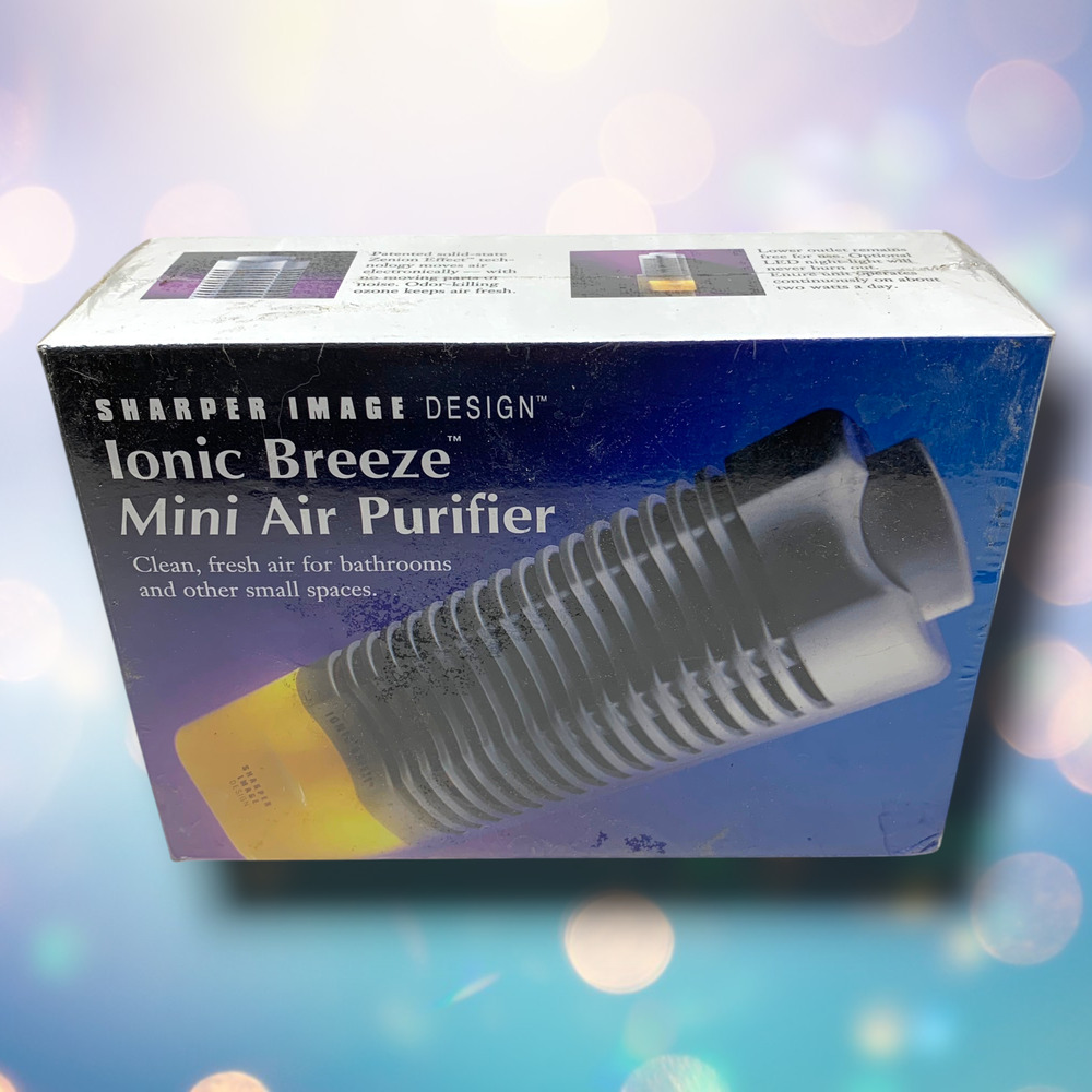 NEW Sharper Image Ionic Breeze SI626 Plug-In Mini Air Purifier w/Light Sealed